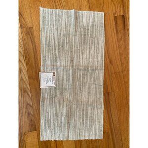 Handwoven Natural Silk & Cotton Fabric Panel 25"x 12" By Lee Behren Silks Ltd. M